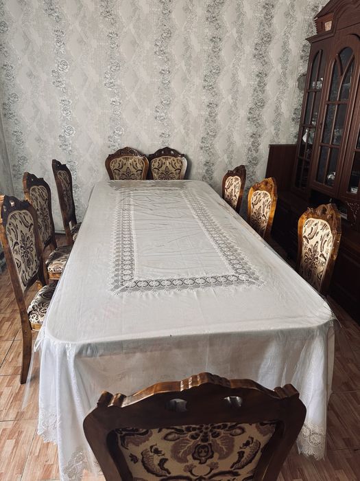 3 метірлік үлкен асхана үстелі