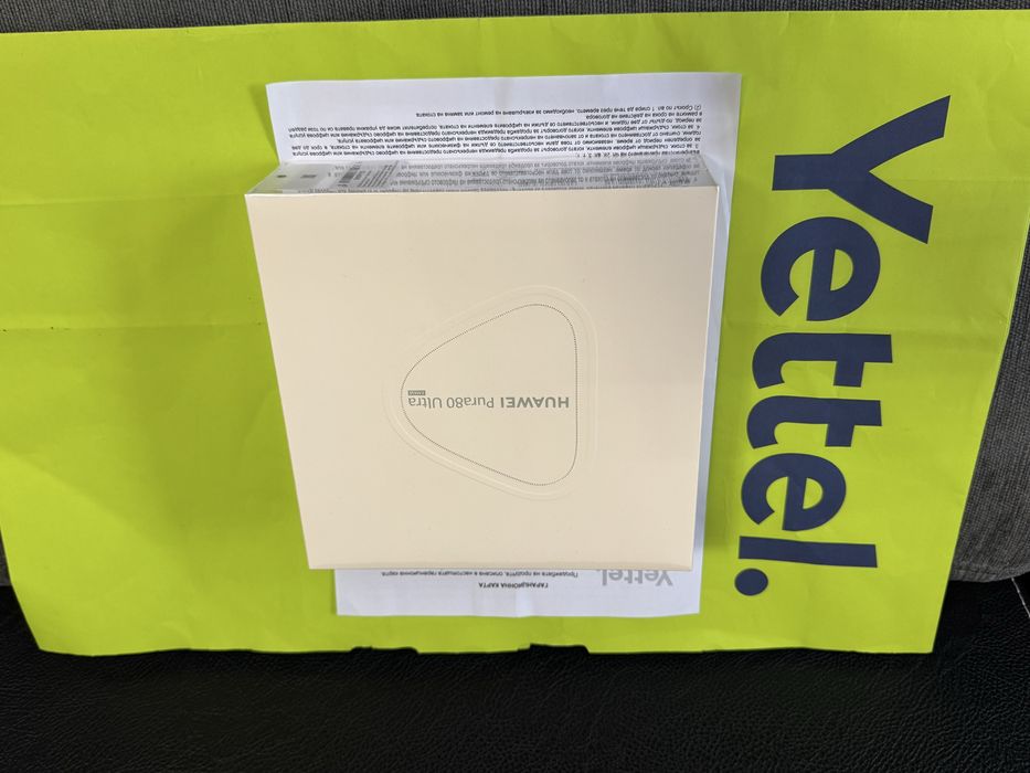 ЗАПЕЧАТАН 512GB Huawei Pura 80 Ultra Yettel Гаранция 2029 Black|Черен