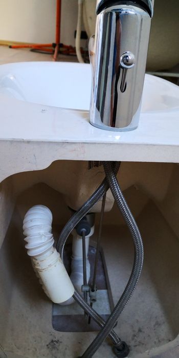 Bideu complet Ideal Standard (incluse baterie, cadru fixare, scurgere)