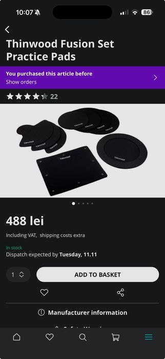 Millenium Focus 20 Drum Set Black