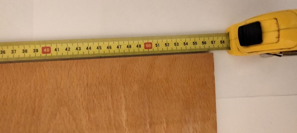 Scândură de esență tare 57/47/2 cm