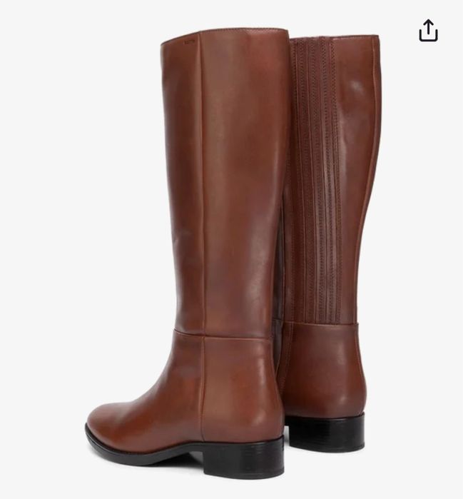 Geox Нови висококачествени кожени дамски ботуши