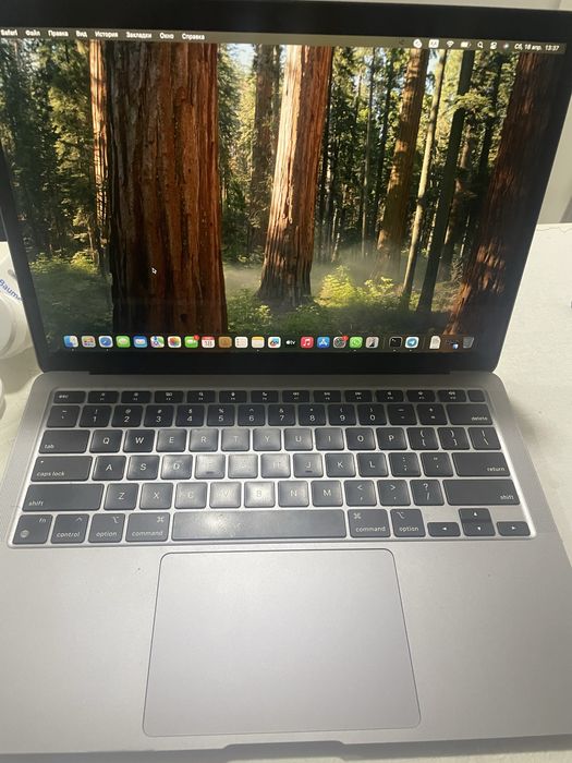 MacBook Air M1, 87% емкость аккум