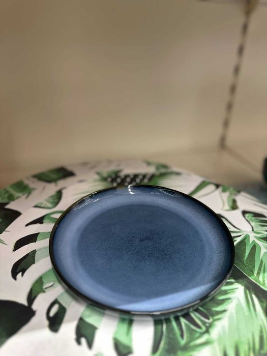 Сервиз за хранене тъмносин цвят за 2 души