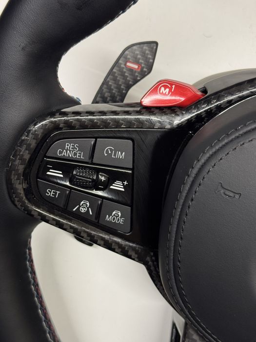 Volan BMW Model CS Carbon piele nappa si cusaturi M G20 G21 G30