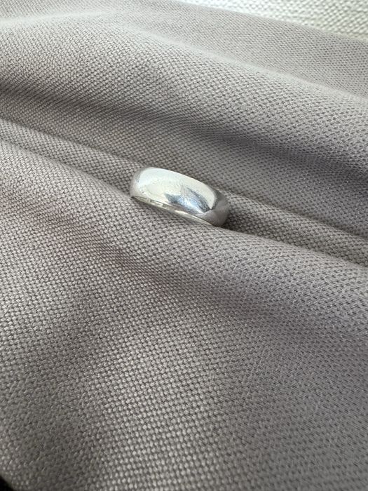 Серебряное обручальное кольцо