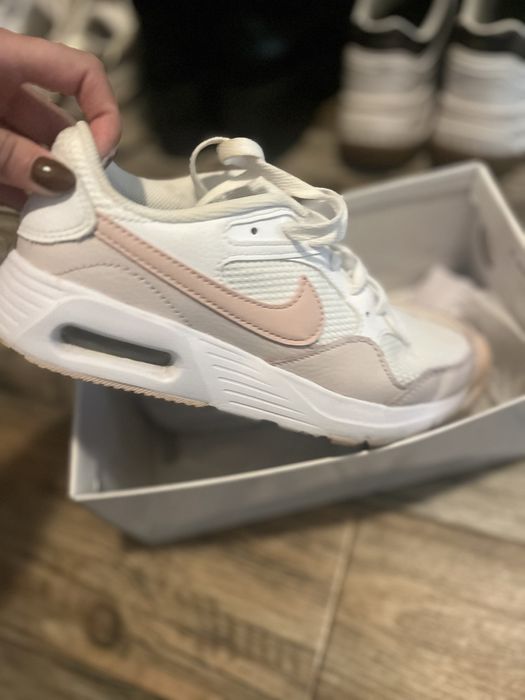 Маратонки бежово /розово