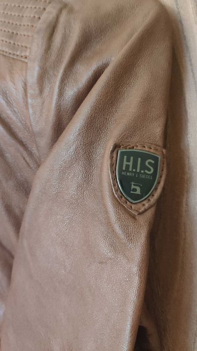Дамско кожено яке марка H.I.S размер 38