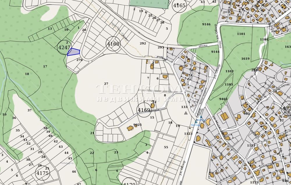 Продава се Парцел в София, в.з. Горна баня - 4298 кв.м за 70 €/кв.м - Снимка #1