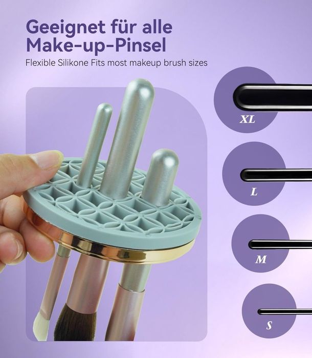 Aparat electric curatare pensule machiaj