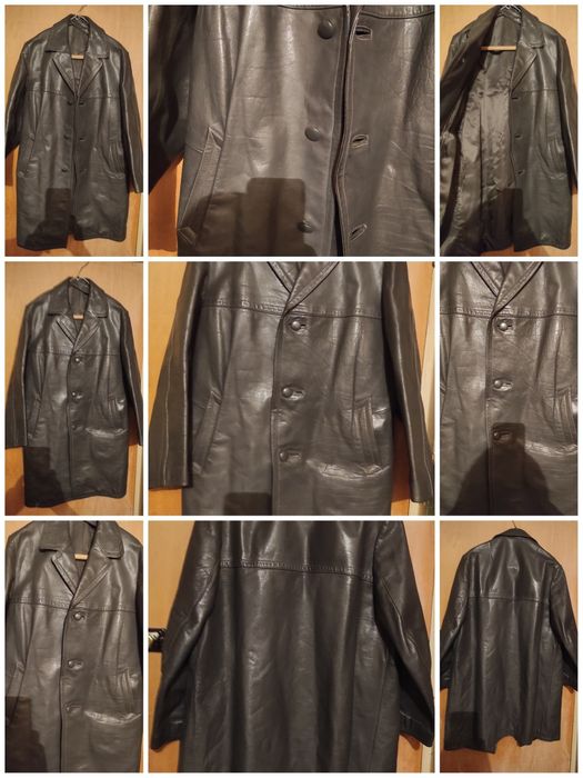 Parpalac piele gri, mărimea 54-56,, XL-XXL