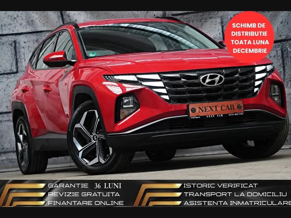 Hyundai Tucson GARANTIE 36 LUNI*REVIZIE*RATE*Hybrid*4x4*252Cp*Full Led*Camera*Navi
