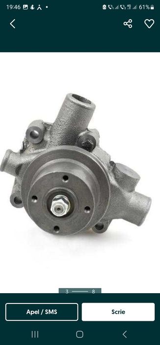 Pompa de apa cu fulie tractor Massey Ferguson.

Compatibila cu urmatoa