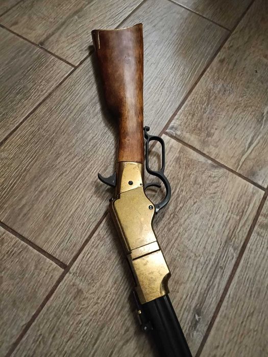 Replică Pușcă Henry 1860 Denix (Stare Perfectă) + Cartușe Decorative