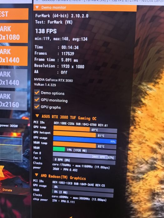 ASUS RTX 3080 10G