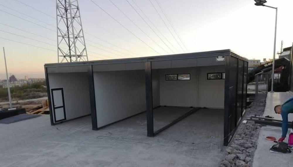 Vând garaj auto pe structura metalica