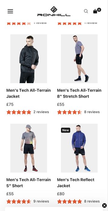 Мъжка термо блуза RONHILL . Размер 2XL