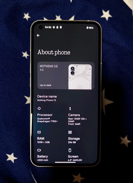 Nothing Phone 1 Alb- 256GB + 12GB RAM