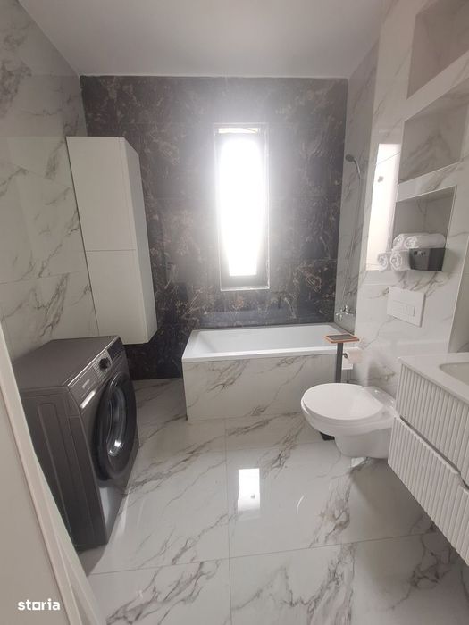 Apartament nou, 2 camere, 50 mp utili, etaj 1, mobilat si utilat - Gir — fotografia 3