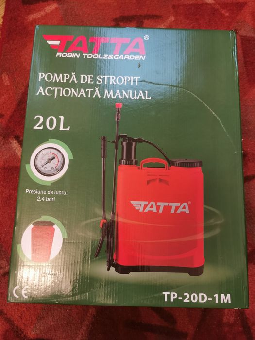 Pompa de stropit manuala Tatta, 20 l,m