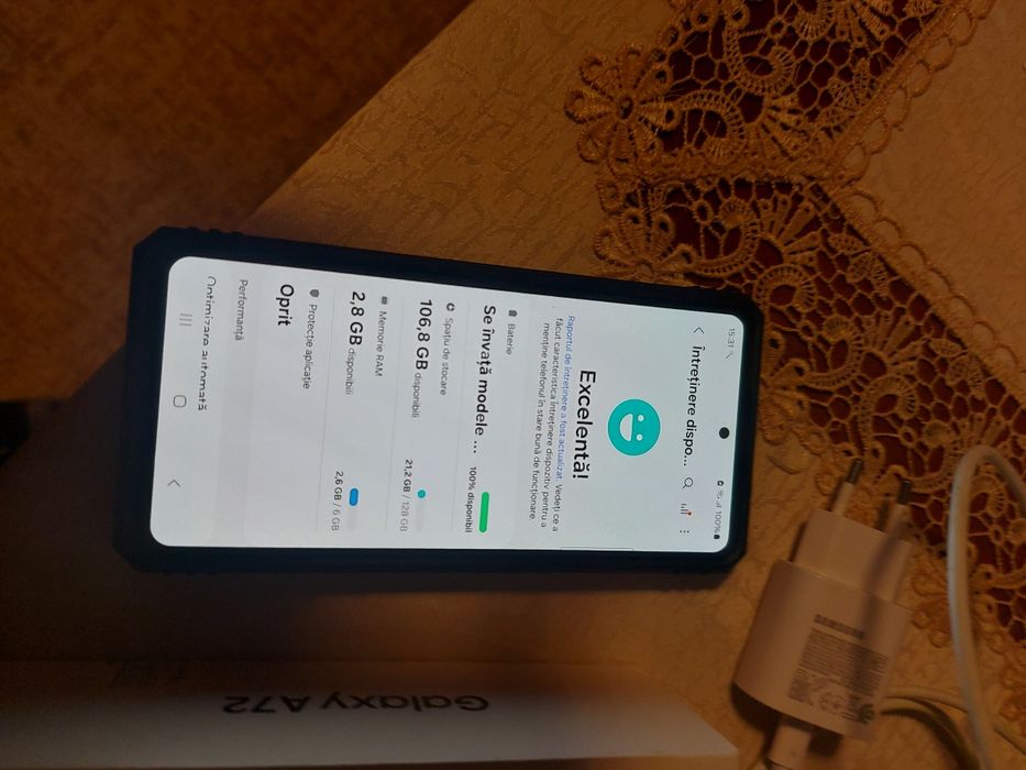 Samsung A52 5G  128GIGA Android 14 ca nou