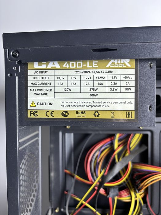 Корпуса с блоками питания 400W Aircool