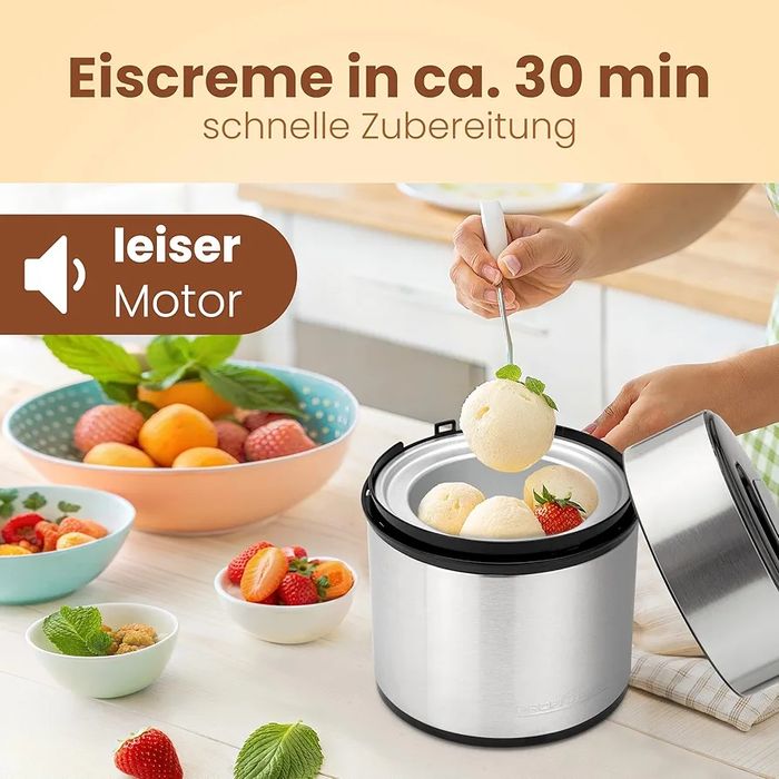 Машина за сладолед ProfiCook PC-ICM 1140, Капацитет 1.8 л