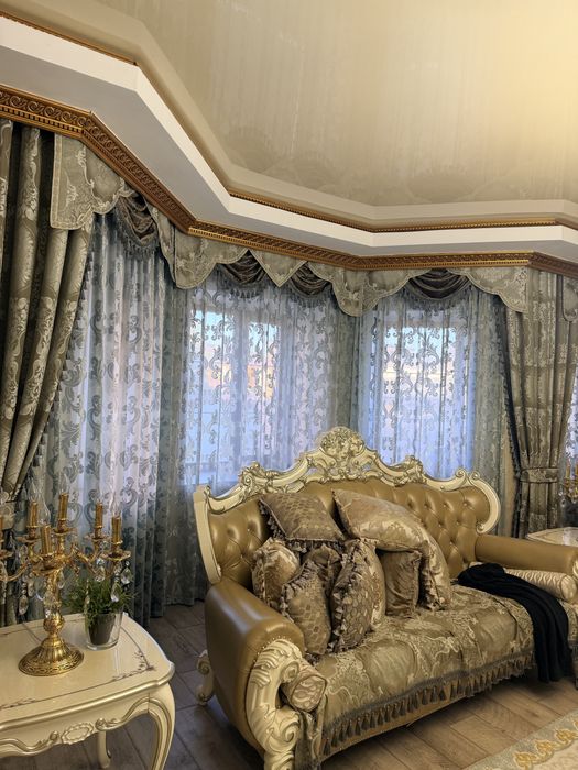 Шторыв комплекте с тюлями