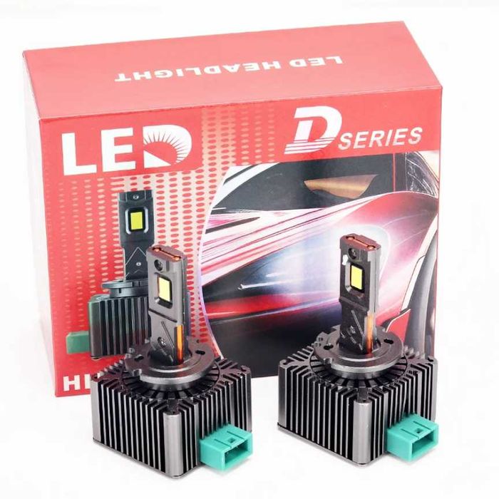 Комплект  LED крушки D1S  D3S   +800 %