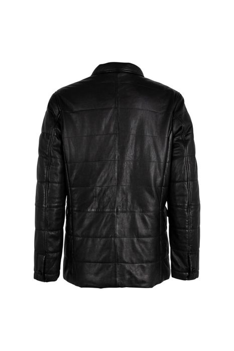 Geaca de Iarna din Piele Barbati Deercraft Neagra DMRabun