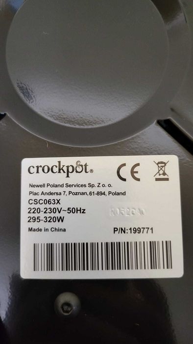 Crock-Pot CSC063X 7.5L – slow cooker digital, stare foarte bună