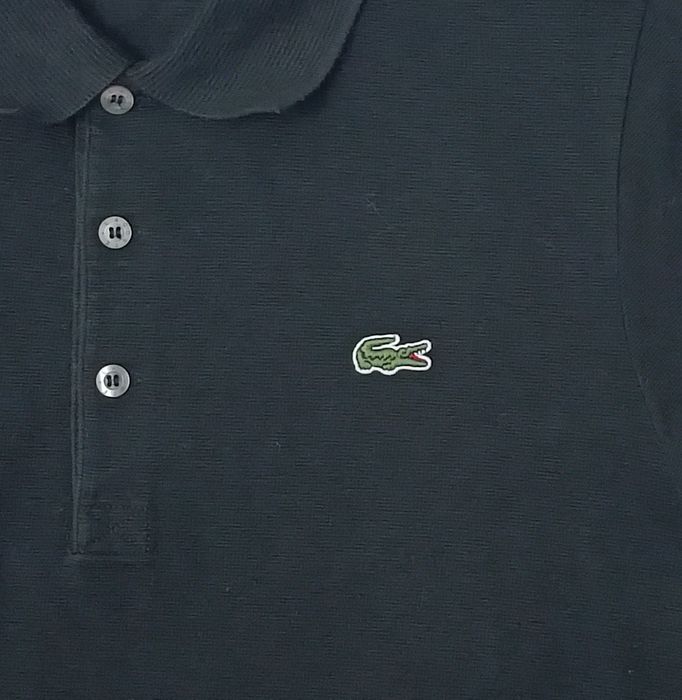 Lacoste Polo Shirt оригинална тениска M памучна поло фланелка черна