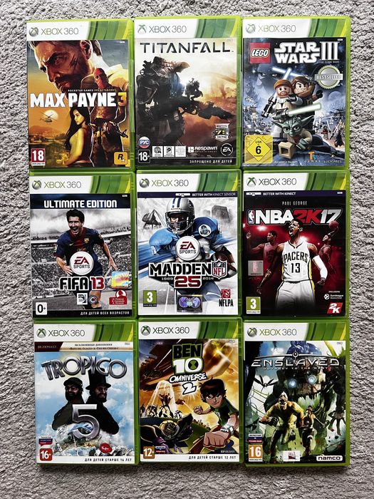 Игры на Xbox 360 лицензия