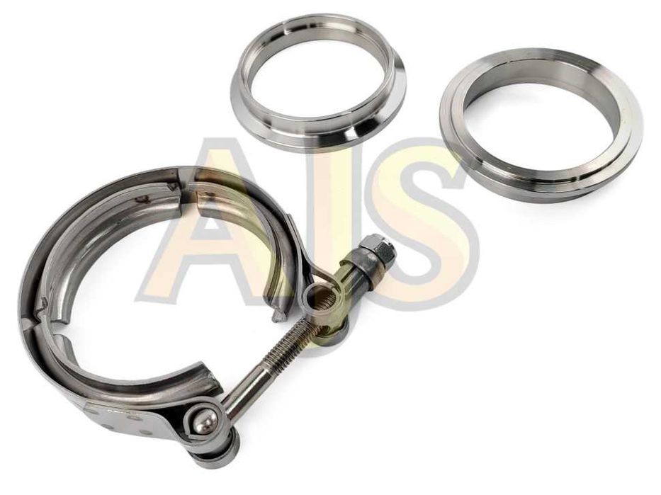 V-band хомут с фланцами 2, 51мм с проточкой папа-мама