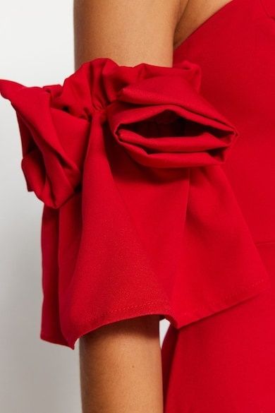 Rochie Midi  Roșie 38