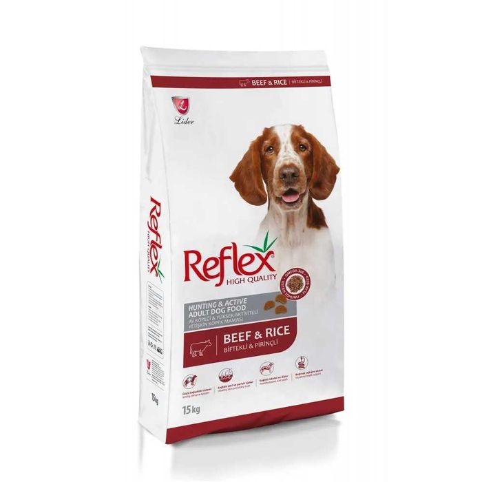Reflex Dog - Пълноценна храна за кучета- различни видове