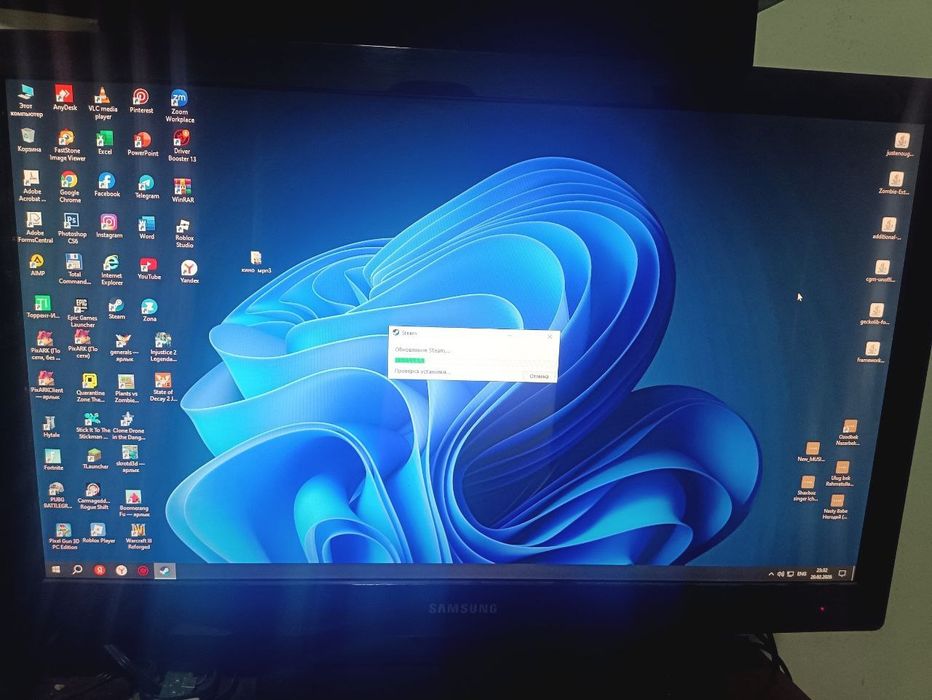 Срочно монитор Samsung 27 лик сотилади холати зур курсатиши Full HD  s