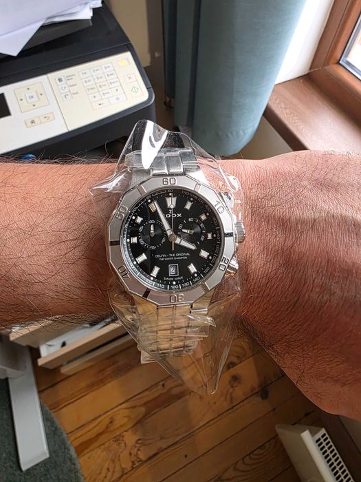 Мъжки швейцарски часовник Edox Delfin 10113 3M NIN