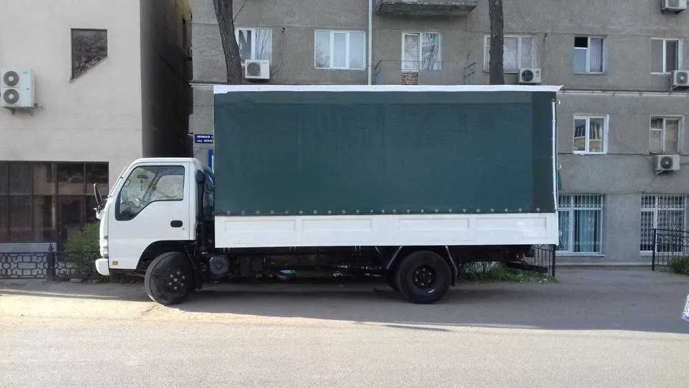 Перевозка г/в на ИСУЗУ 25куб Боковой, Верхняя погрузка 10евро поддонов