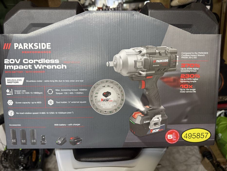 Гайковерт Parkside Black pro