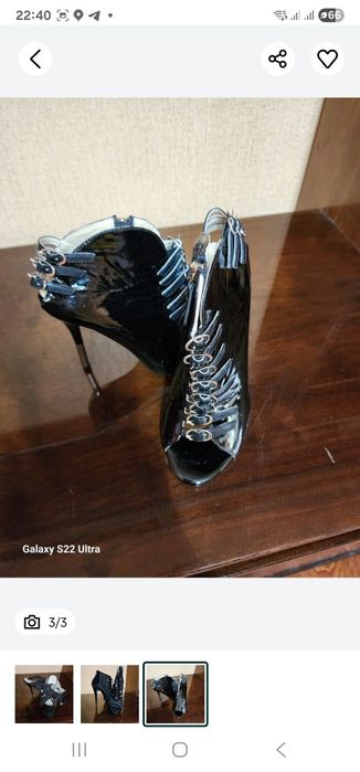 Продаётся обувь для золушки.