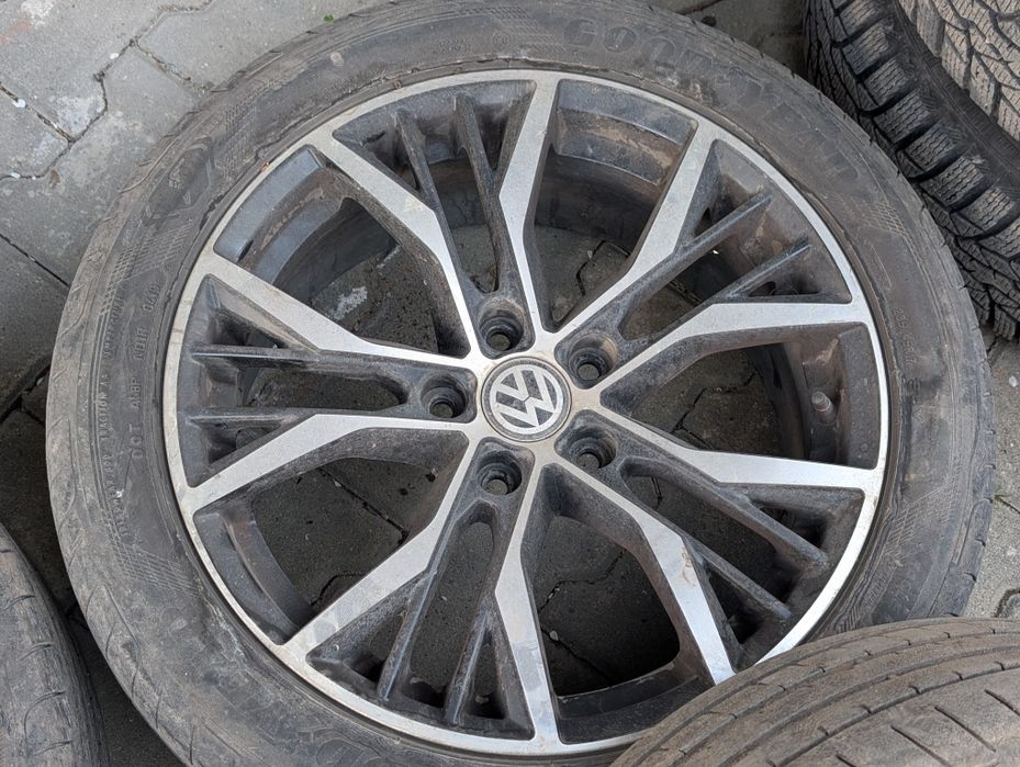 VW джанти 17 цола с летни гуми