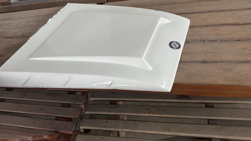 Накладка на капот на Гелик