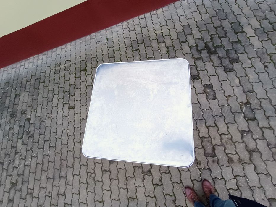 Masa inox de exterior- pentru comert /terasa