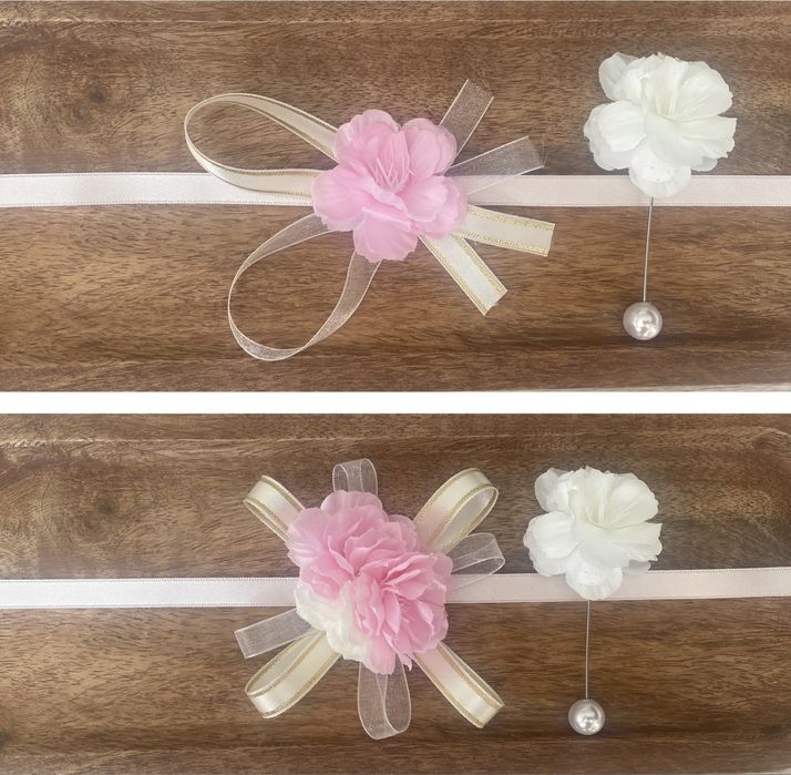 Сватбени гривни и бутониери! Доза цвят за най-щастливия Ви ден!