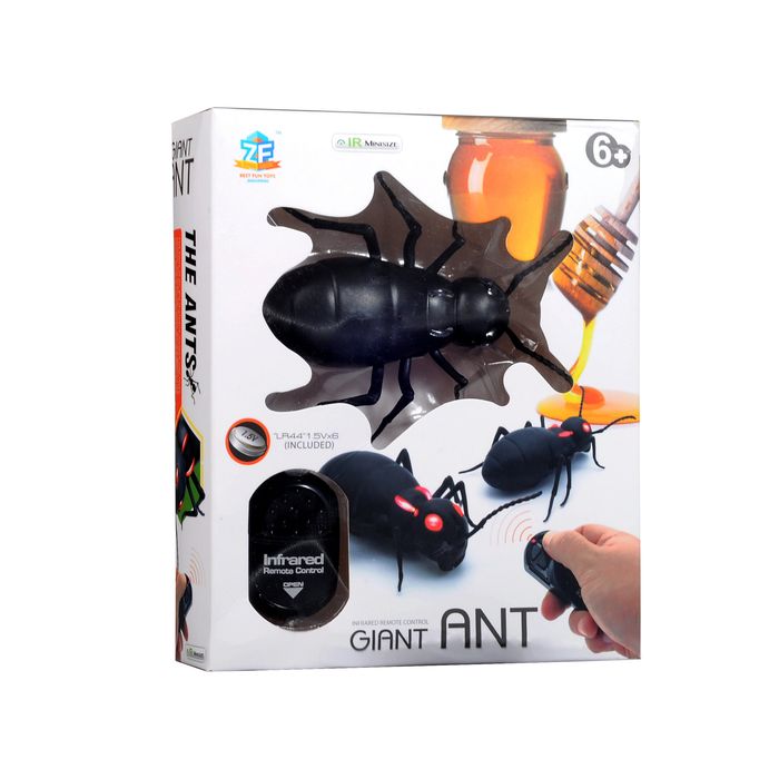 Jucarie interactiva, Furnica, Giant ANT THK®, 12cm, telecomanda