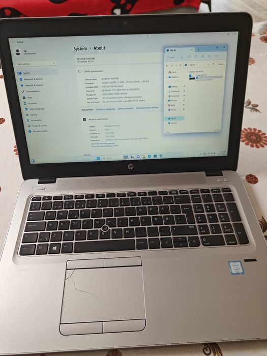 Oferta!!! HP elitebook 850 G4 i7 7th RAM 8 GB Ssd 512 display FHD 15'6
