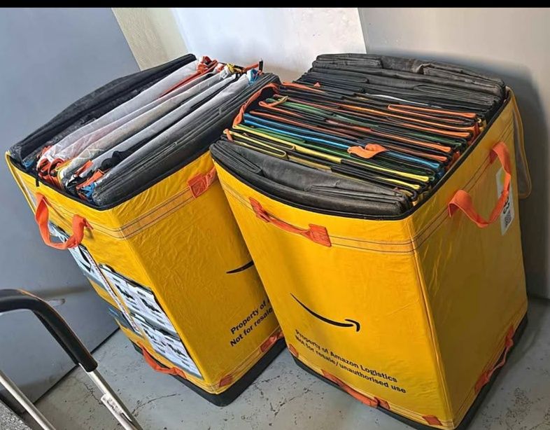 Saci mari pentru depozitare – foarte rezistenți!
Ideali pentru depozi