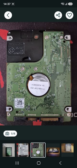 Vând HDD WD Black,leptop 2.5", 320 GB,
