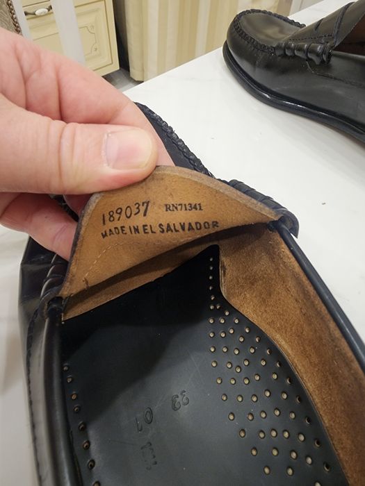 Туфли кожаные L.L.Bean 43 размер